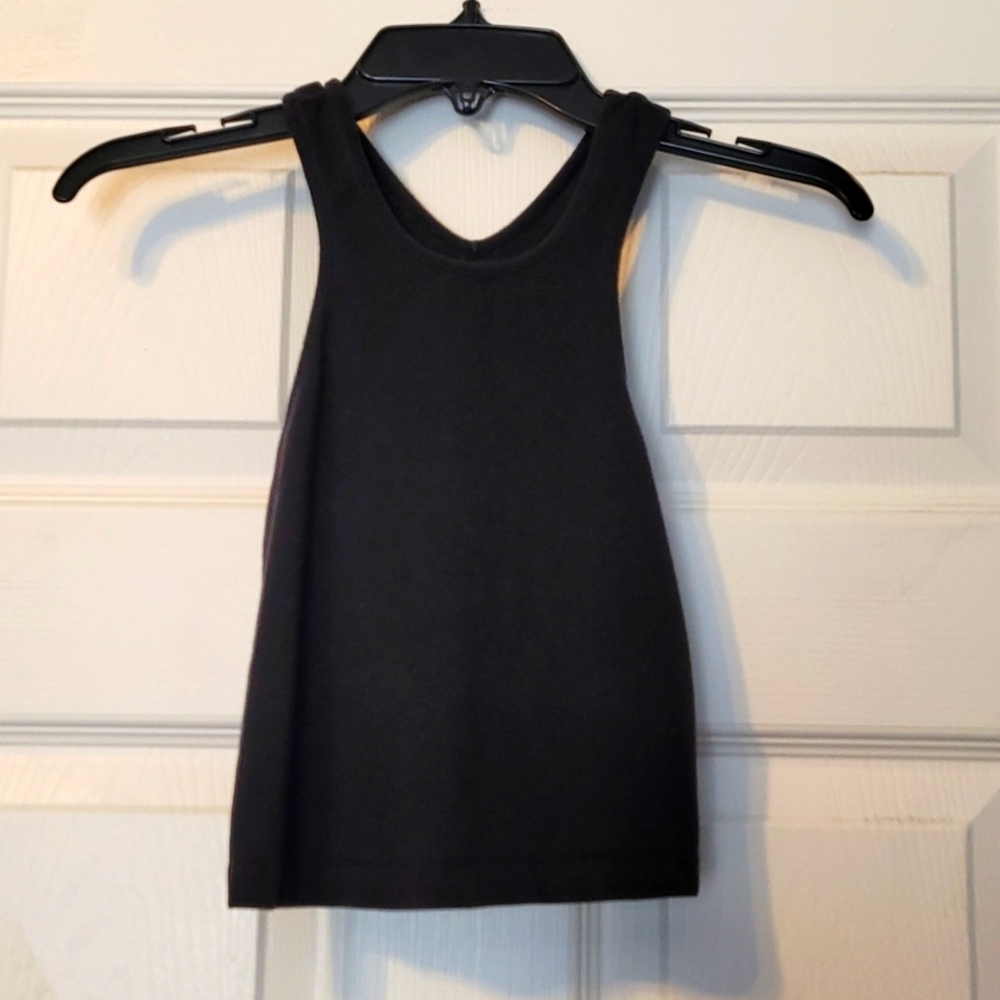 Black tank top